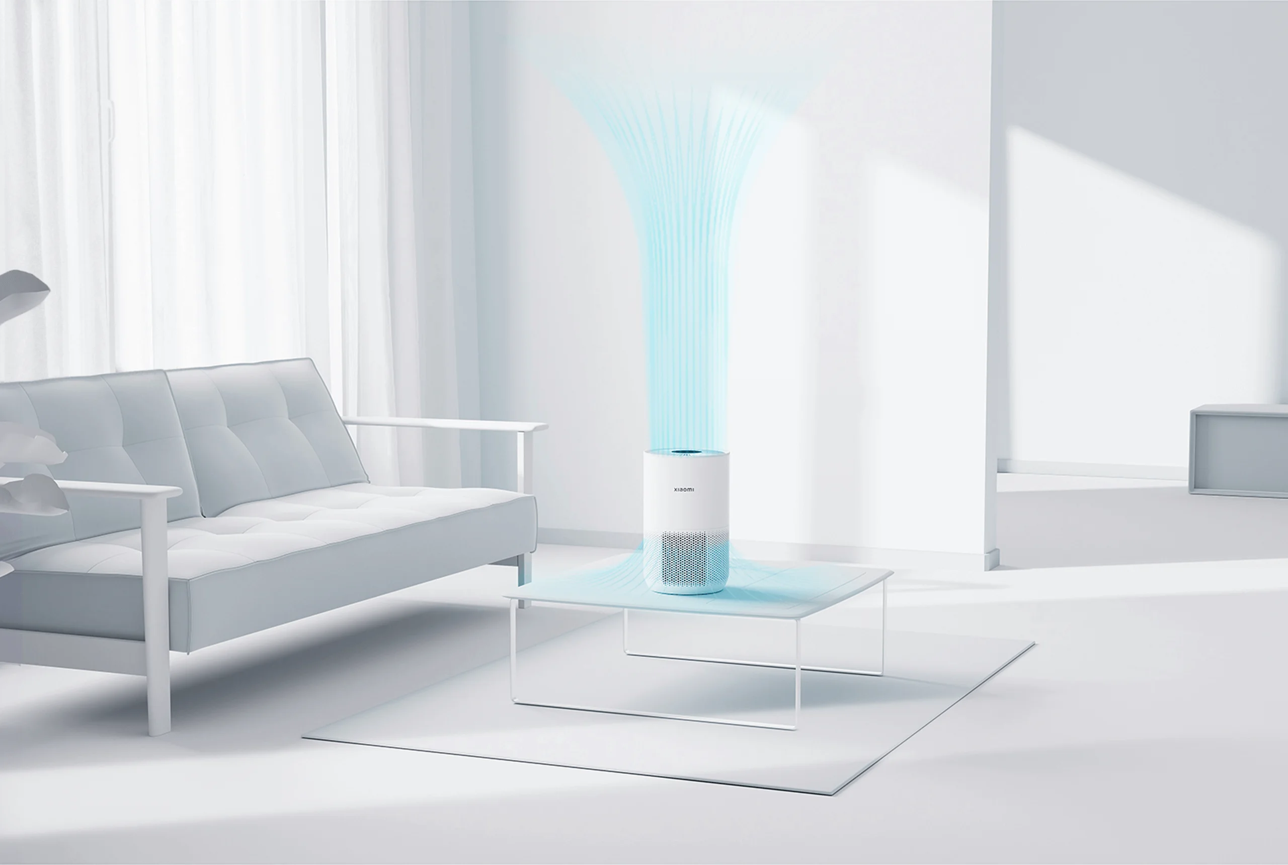 Xiaomi Smart Air Purifier 4 Compact - Purificateur d’Air Intelligent HEPA pour Maison