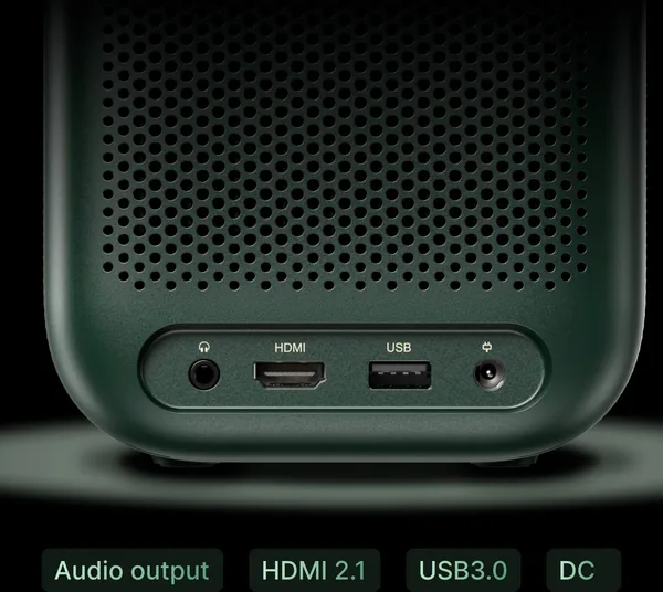 Xming Page One – Projecteur LCD Google TV avec Netflix Certifié, 1080P Full HD, 320 Lumens ISO, Dolby Audio, Autofocus