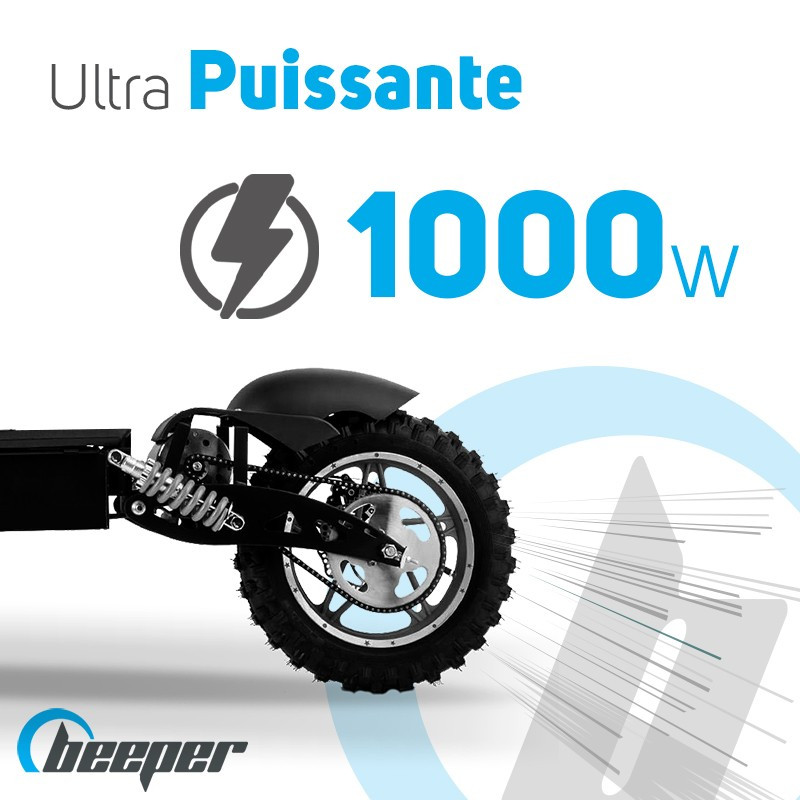 Trottinette Beeper électrique CROSS  36V 1000W - Batterie Plomb