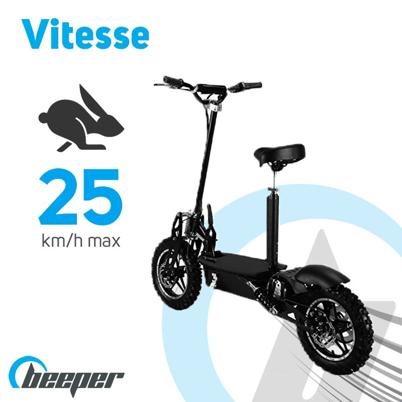 Trottinette Beeper électrique CROSS  36V 1000W - Batterie Plomb