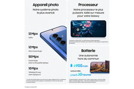 Samsung Galaxy S25+ 5G 512 Go Bleu Nuit