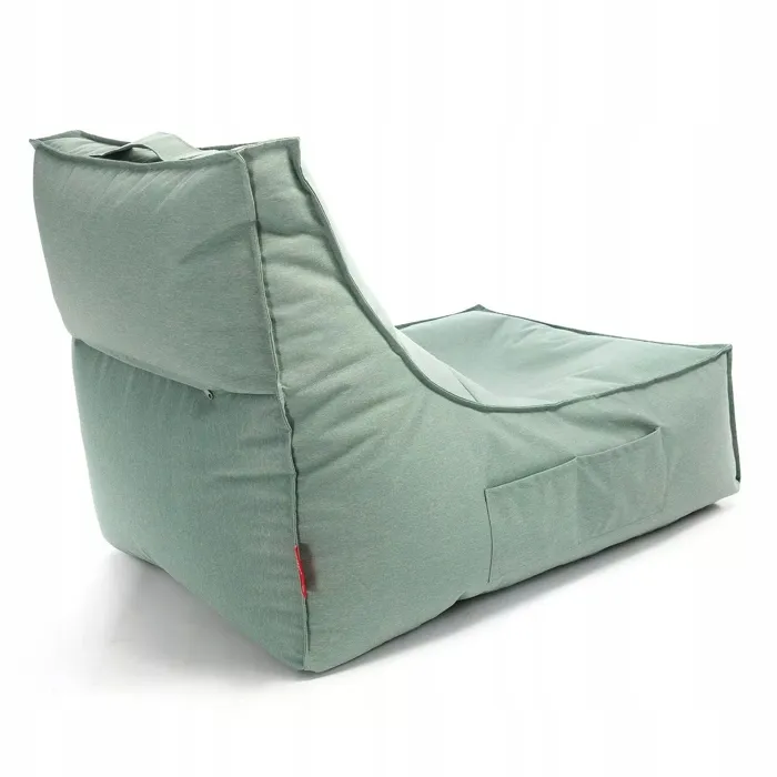 Pouf Poire Ecopuf Leone Atlanta Breeze – Fauteuil/Coussin de Sol, Intérieur & Extérieur