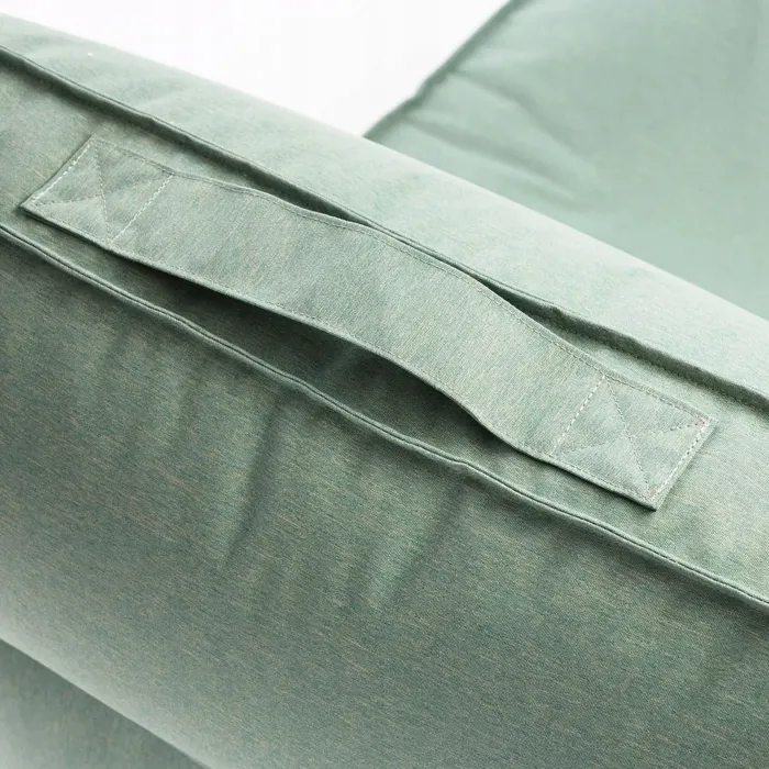 Pouf Poire Ecopuf Leone Atlanta Breeze – Fauteuil/Coussin de Sol, Intérieur & Extérieur