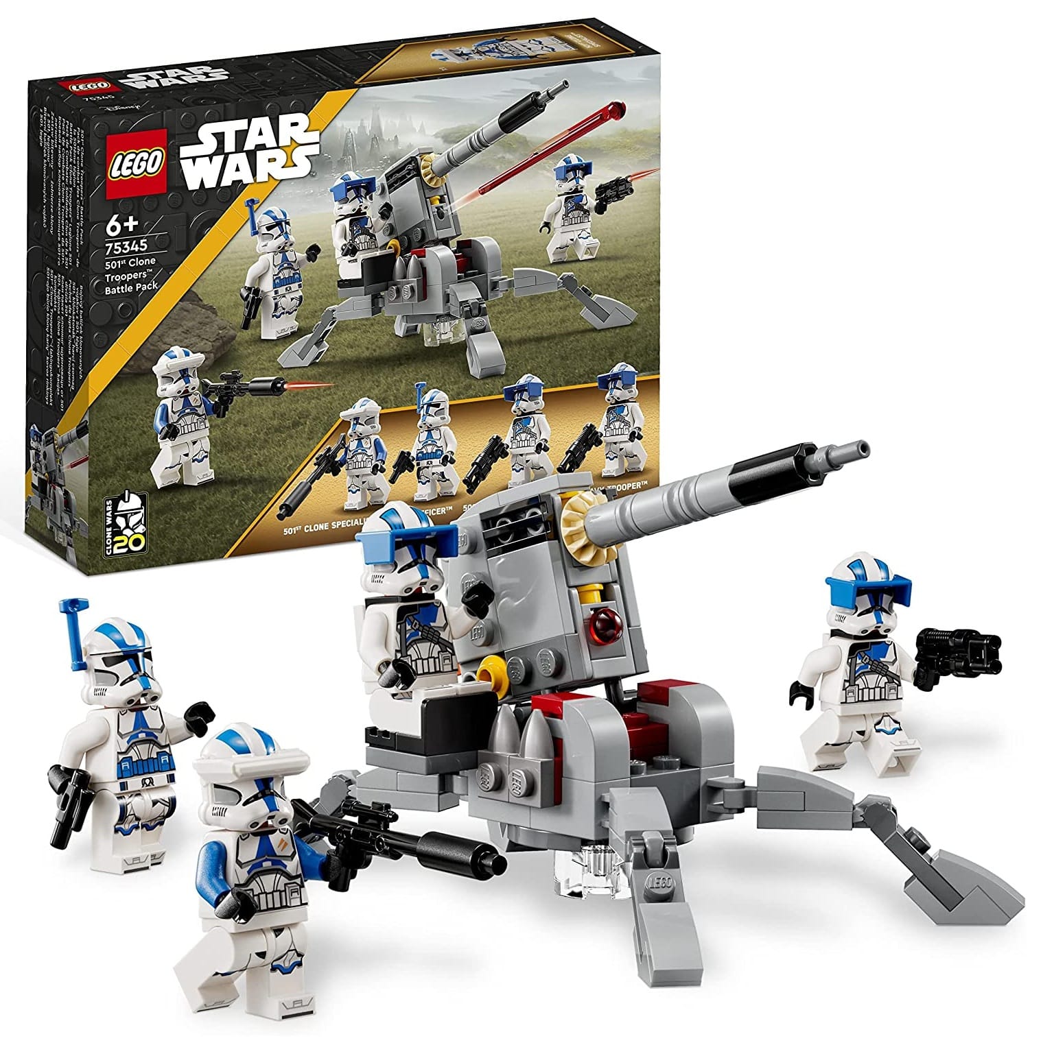 Pack de combat des Clone Troopers™ de la 501ème légion (75345)