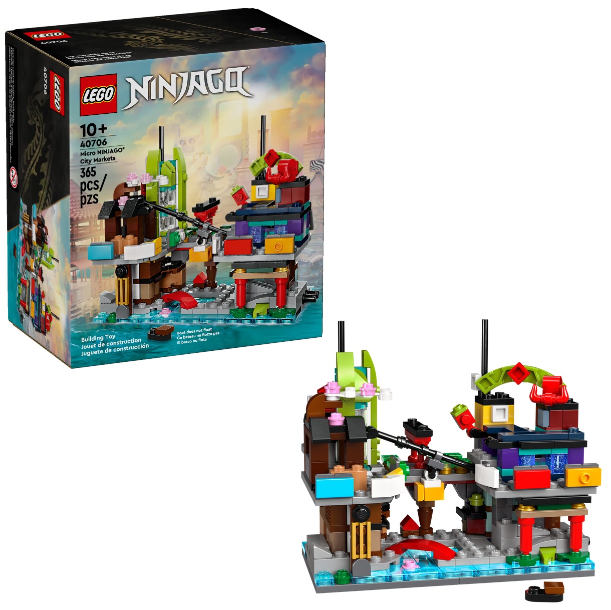 Les marchés de NINJAGO® City miniatures (40706)