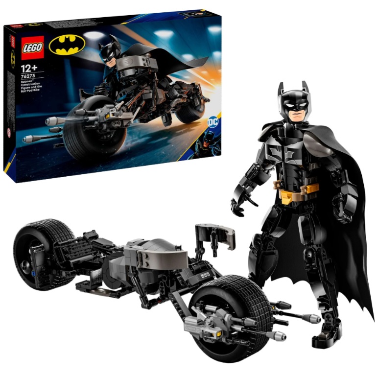 La figurine de Batman™ à construire et la moto Bat-Pod (76273)