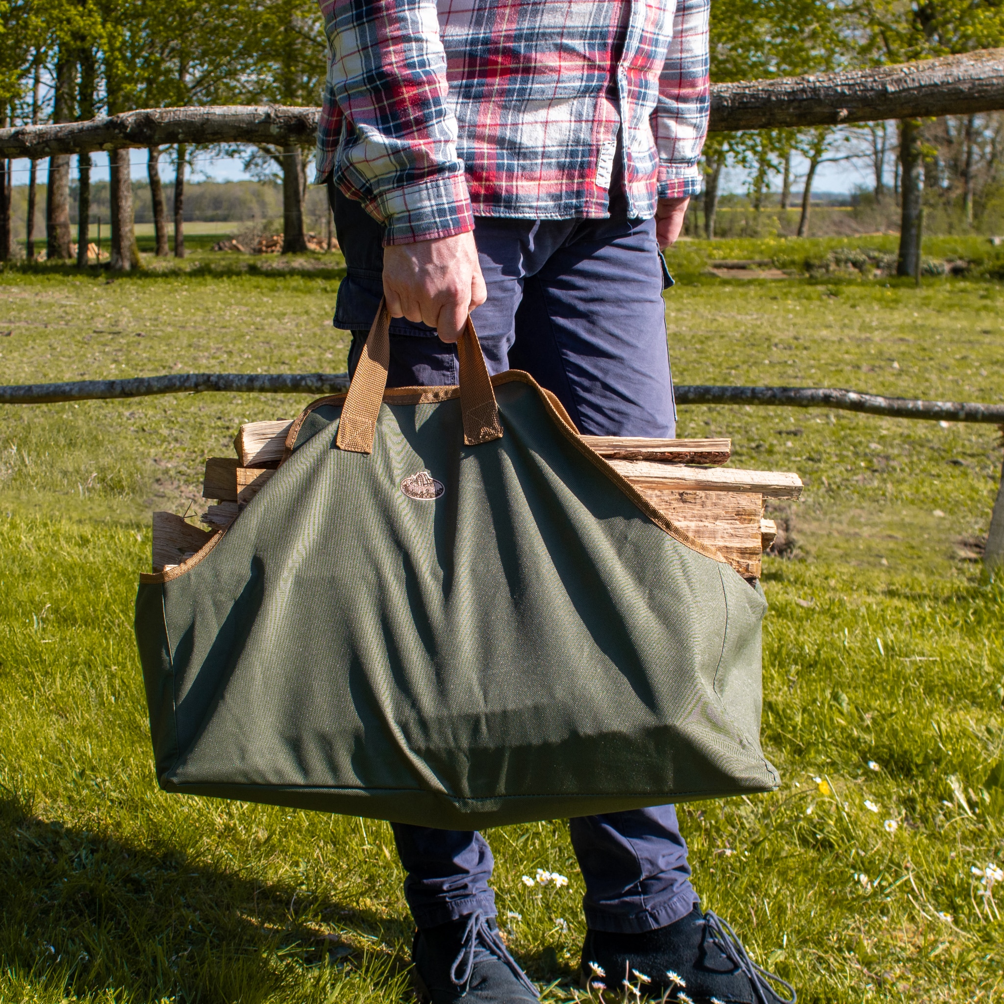 Sac porte buches