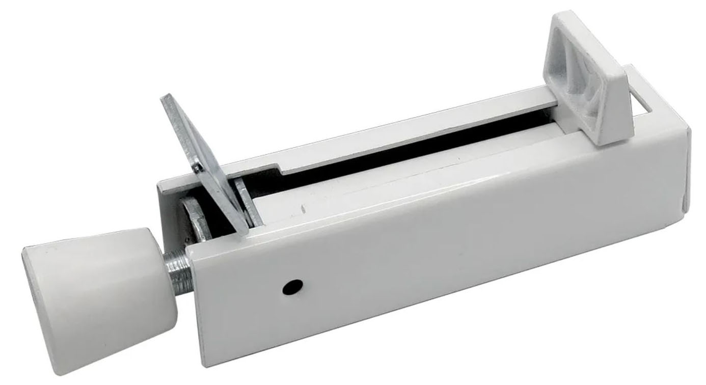 Cale-porte à pédale pour porte lourde 60kg verni blanc - IBFM - 238