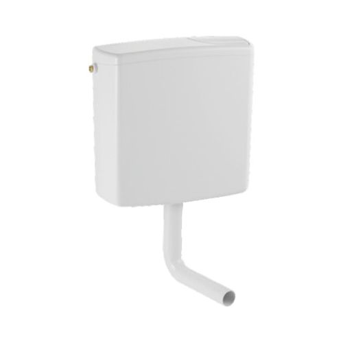 Réservoir apparent blanc AP140 de WC semi-bas simple touche - GEBERIT - 140.017.11.1