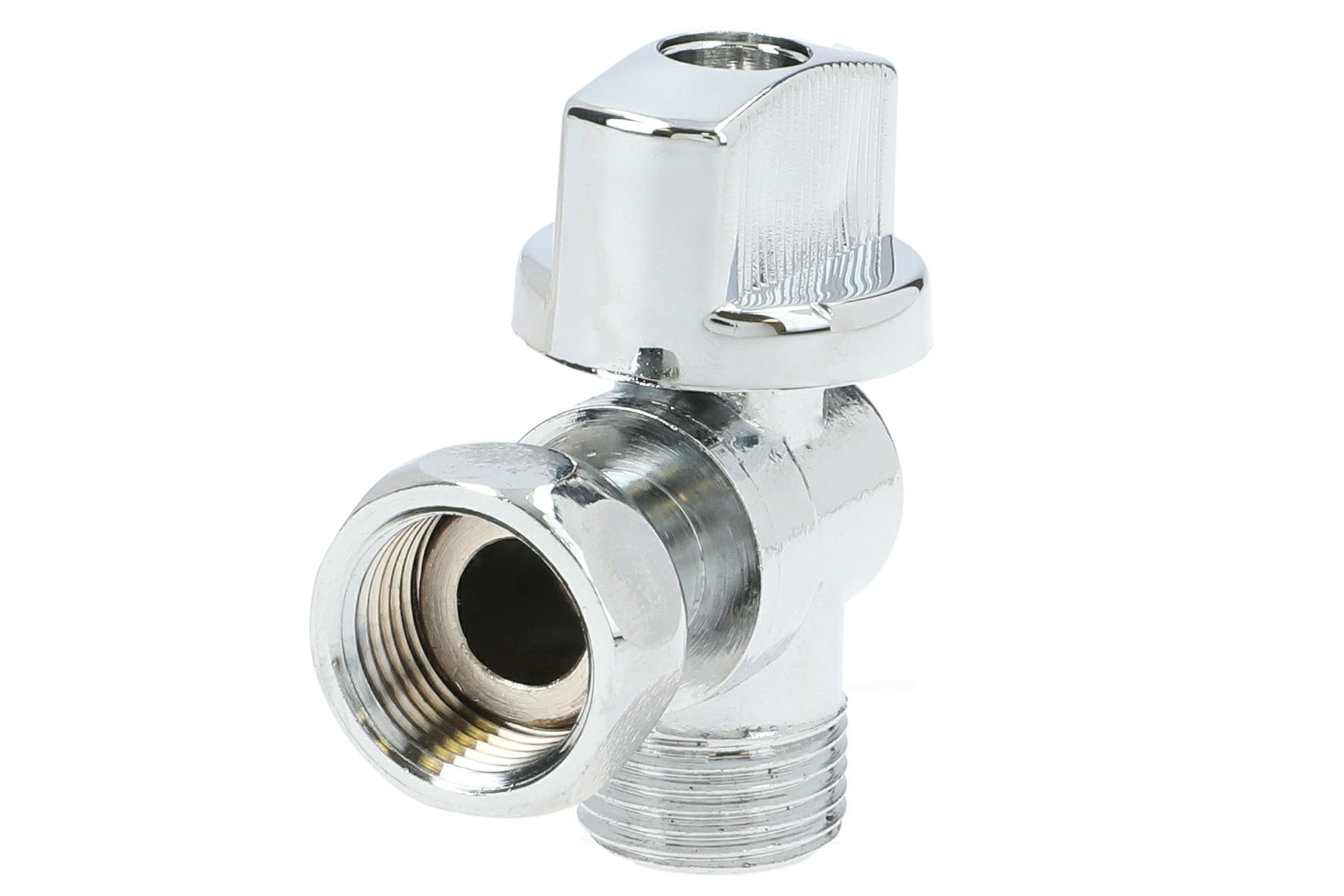 Robinet de chasse équerre 3/8'' 1/4 de tour chromé - GARIS - B01-RWC-EQBS