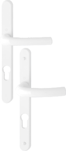 Ensemble étroit TOKYO entraxe 70mm type CLE I finition blanc - HOPPE - 1741476