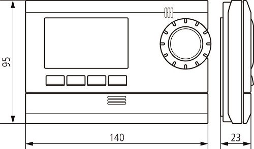 Thermostat d'ambiance digital RAMSES 811 TOP 2 - THEBEN - 8119132