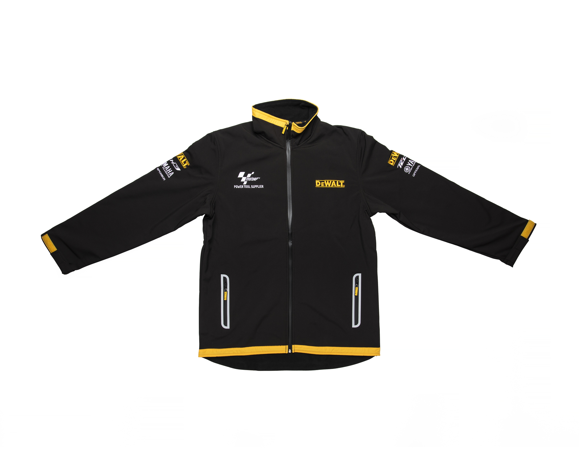 Veste Softshell YAMAHA TECH3 noir/jaune TL - DEWALT - PROMOVIS-GLA