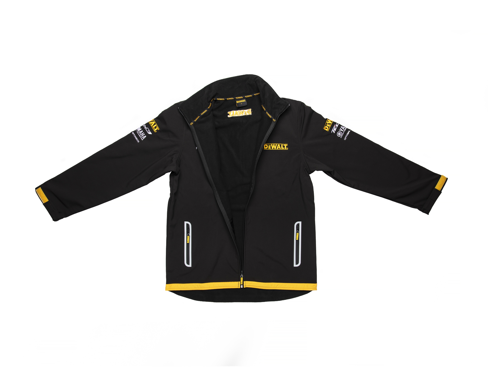 Veste Softshell YAMAHA TECH3 noir/jaune TL - DEWALT - PROMOVIS-GLA