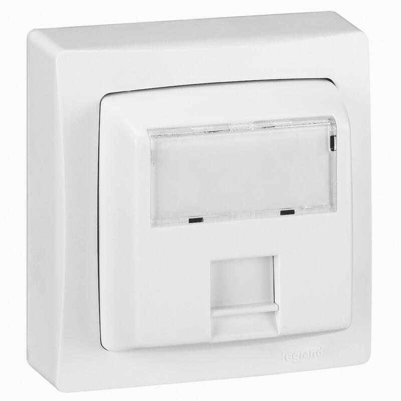 Prise RJ45 ASL FTP saillie blanc catégorie 5e - LEGRAND - 086061