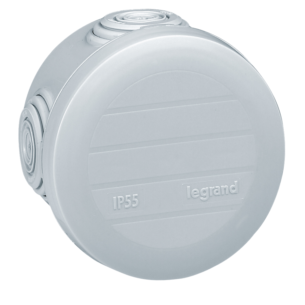 Boîte de dérivation PLEXO ronde gris D70mm - LEGRAND - 092001