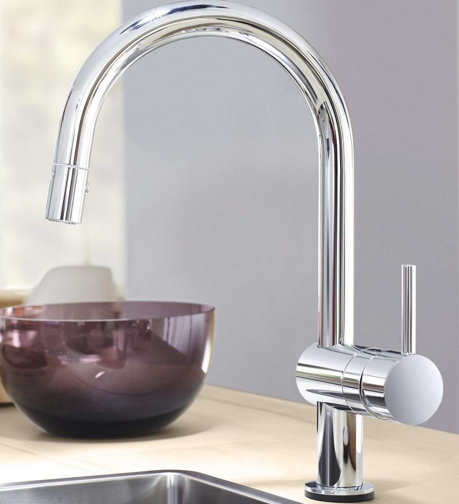 Mitigeur évier MINTA monocommande chromé - GROHE - 32321-002