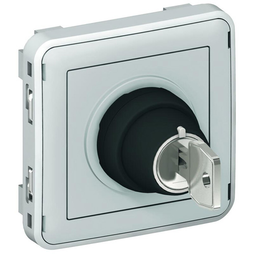 Interrupteur à clé étanche PLEXO 3 A 250 V - LEGRAND - 069534