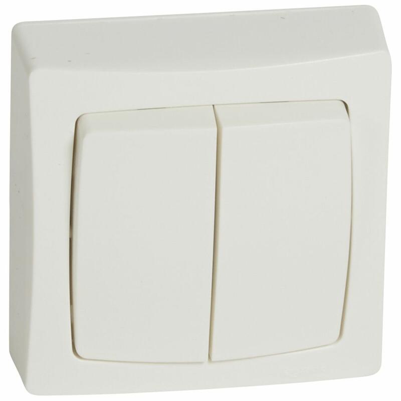 Interrupteur double va-et-vient ASL pour appareillage saillie 250V - LEGRAND - 086020