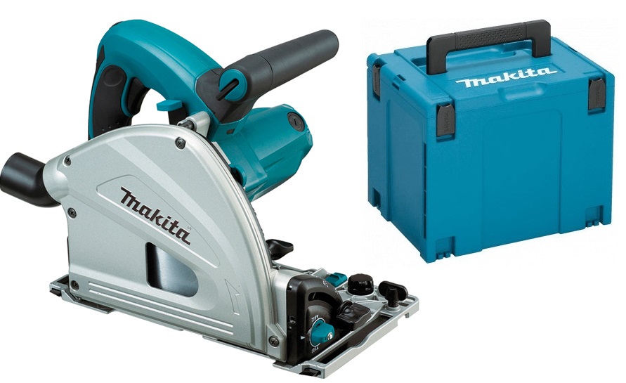 Scie plongeante 1300W + coffret MAKPAC 4 - MAKITA - SP6000J