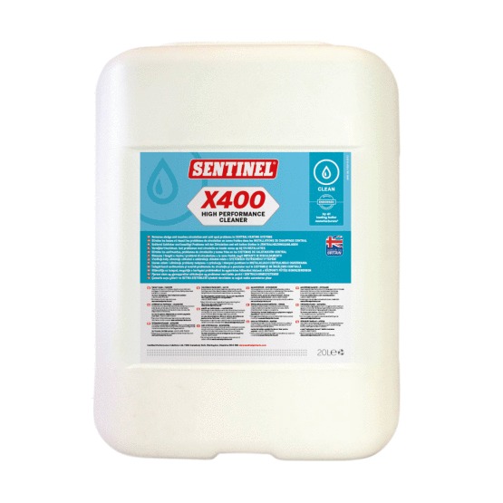 Désembouant pour chauffage central X400 bidon de 1L - SENTINEL - X400L-12X1L-EXPB
