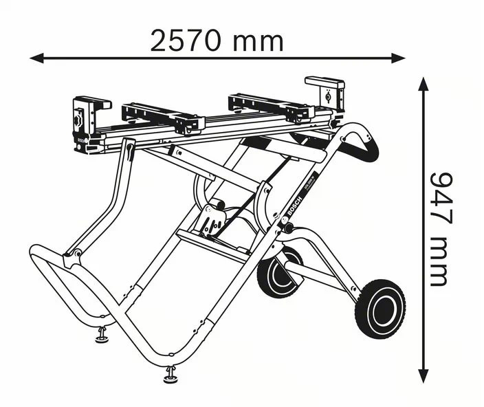 Support de travail GTA 2500 W Professional - BOSCH - 0601B12100