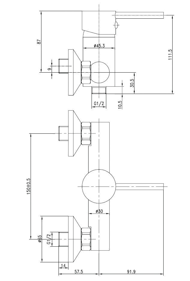 Mitigeur pour douche ONDYS - GARIS - R01-42040OD