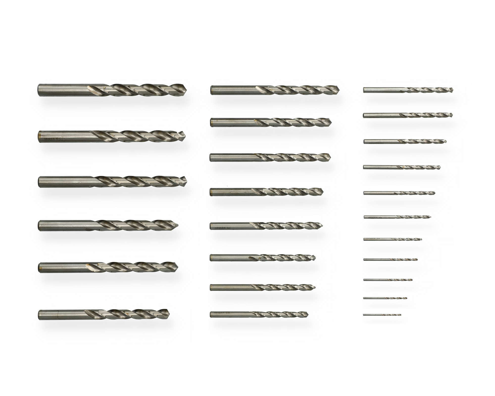 Coffret de 25 forets métaux HSS taillés meulés - HANGER - 155191