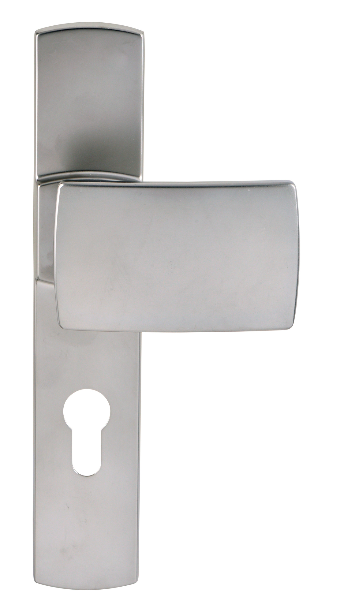 Ensemble sur grande plaque MUZE type P525 clé I finition chromé velours - VACHETTE - 086449