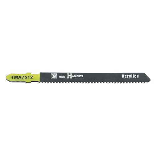 Lames de scie sauteuse TMA7512 L 75mm pour acrylique - HANGER - 150226