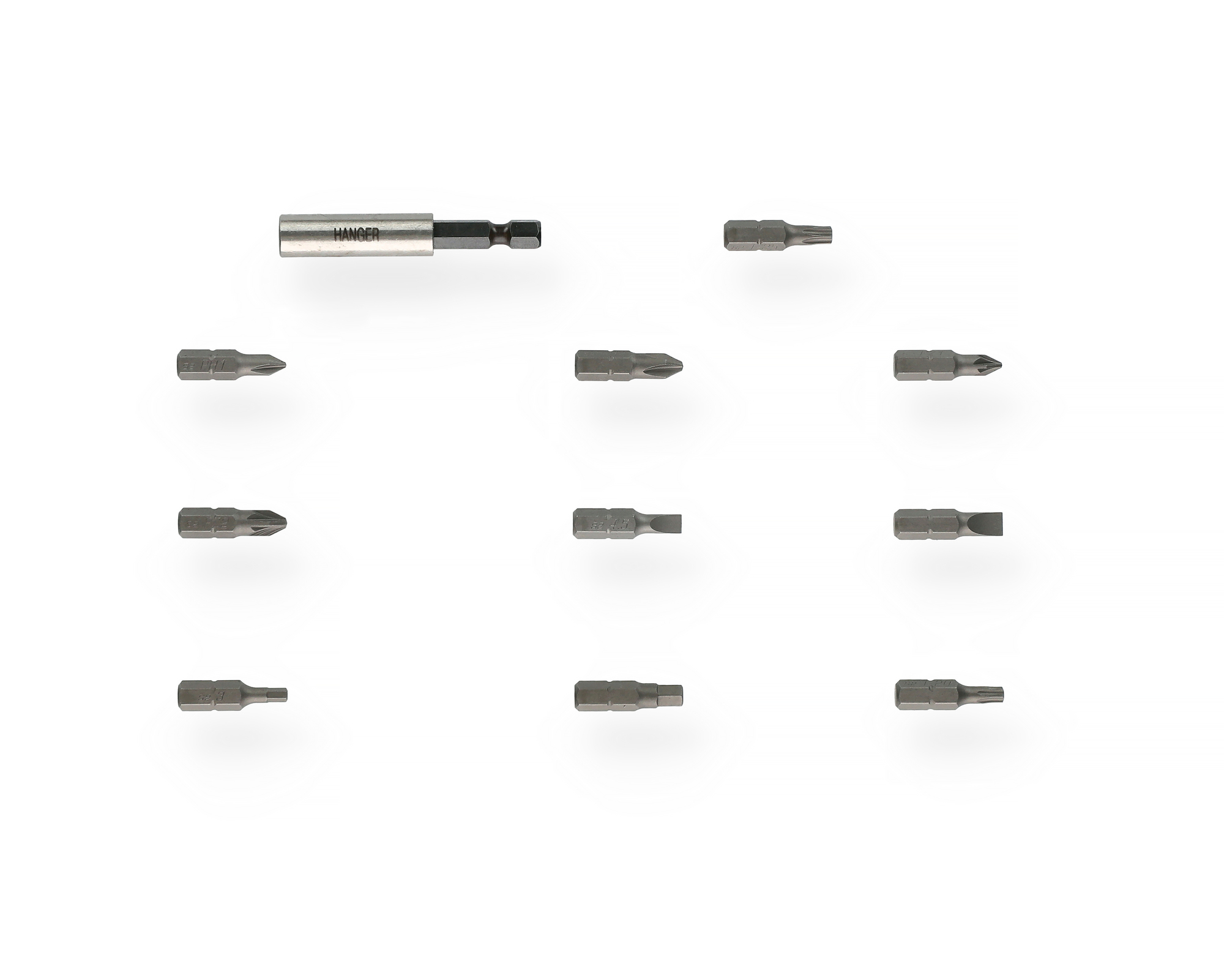 Coffret d'embouts et accessoire 11 pièces - HANGER - 250004