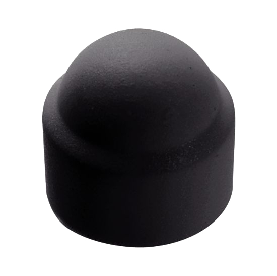 Cache écrou hexagonal polyéthylène noir RAL 9005 M10 boîte de 100 - ACTON - 8560010