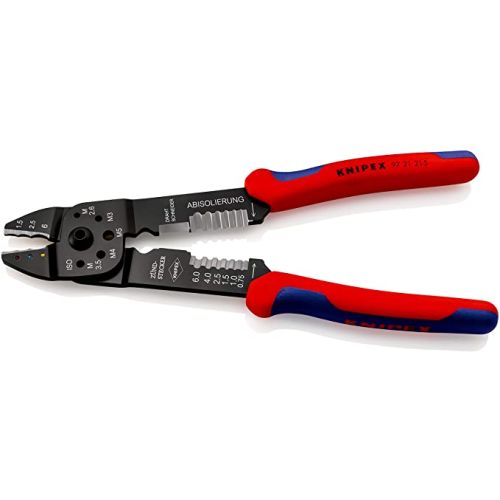 Pince à sertir multifonction capacité 0,5-6mm² - KNIPEX - 97 21 215