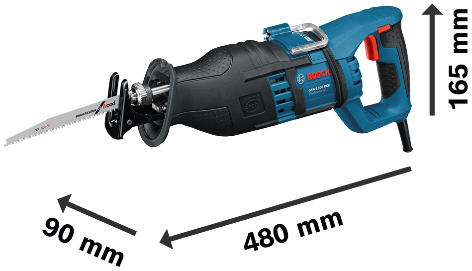 Scie sabre 1300W GSA 1300 PCE Professional en coffret - BOSCH - 060164E200