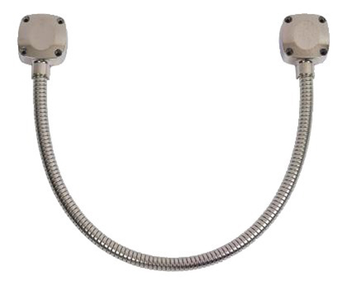 Passe cable en applique renforcé embouts carrés en inox - SEWOSY - DLRI10EC