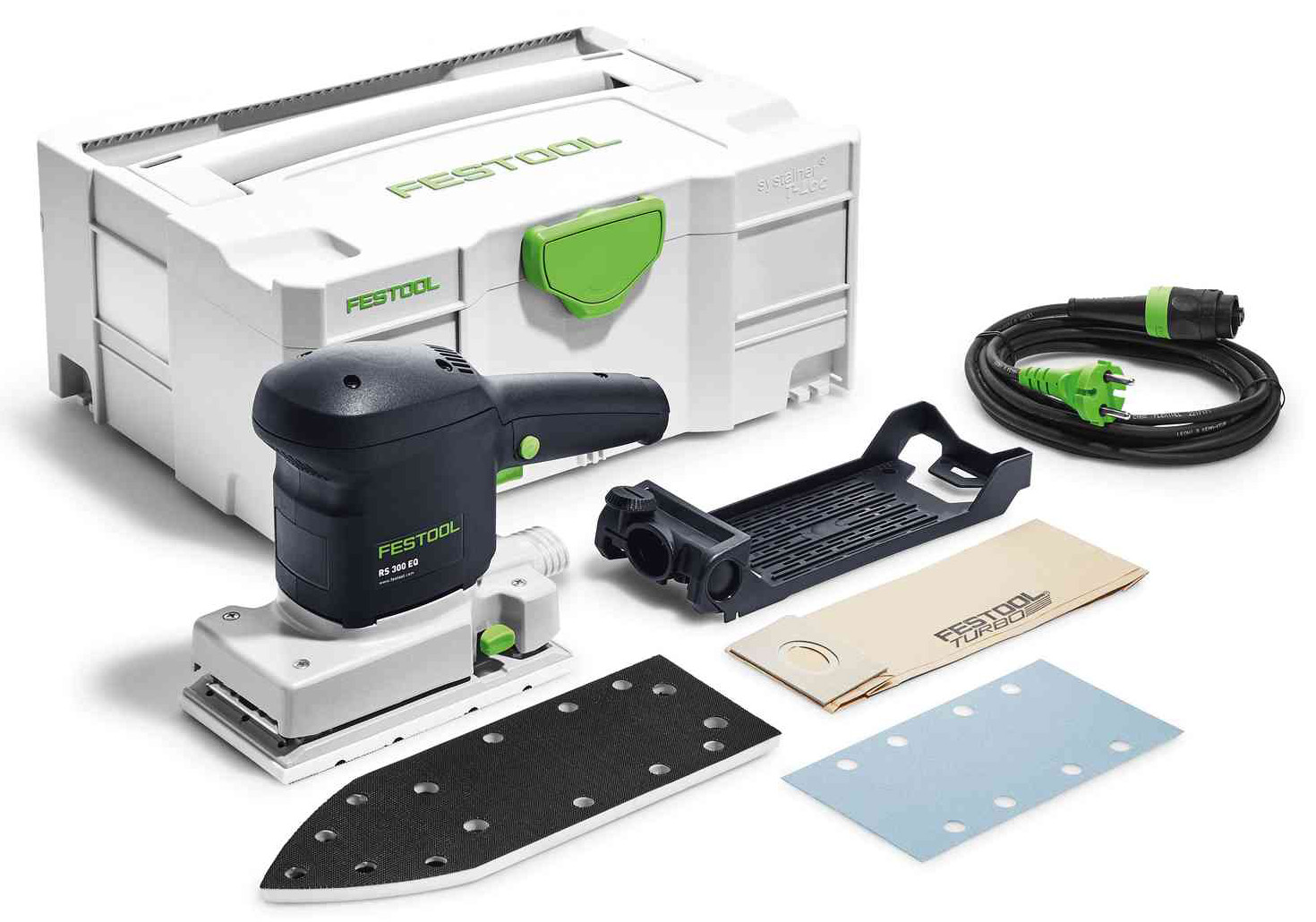 Ponceuse vibrante 280W RS 300 EQ-Set + coffret SYSTAINER T-LOC SYS 2 - FESTOOL - 567848