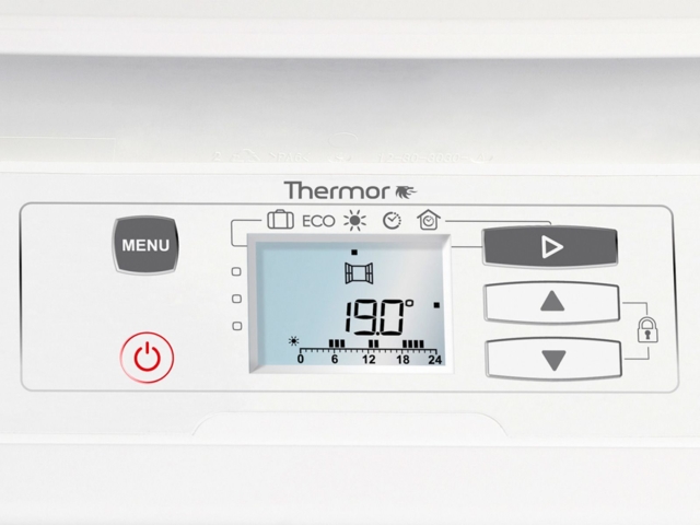 Radiateur électrique à chaleur douce 1500W MOZART DIGITAL Horizontal - THERMOR - 475251