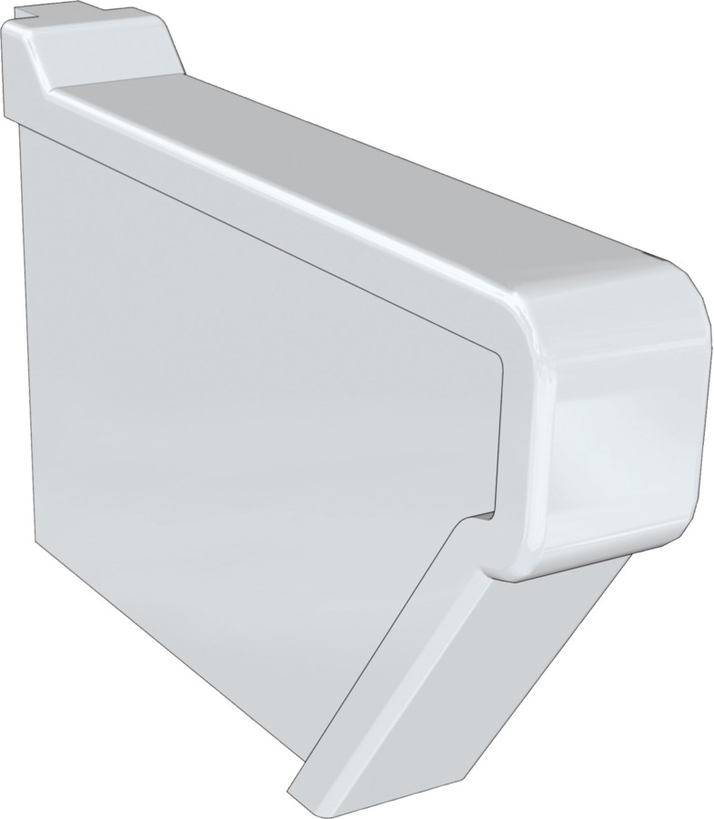 Couvre joint blanc lavabo PUBLICA pour dosseret - GEBERIT - 765000000