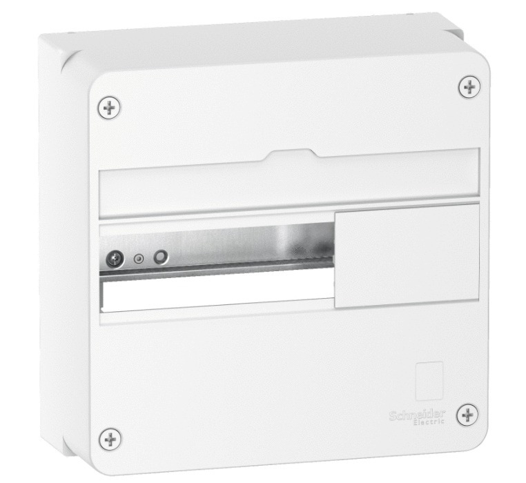 Coffret en saillie RESI9 blanc 1 rangée de 13 modules 63A - SCHNEIDER ELECTRIC - R9H13401