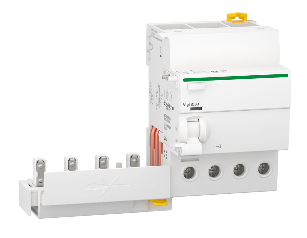 Bloc différentiel ACTI9 Vigi iC60 4P type AC 40A 300mA - SCHNEIDER ELECTRIC - A9Q14440