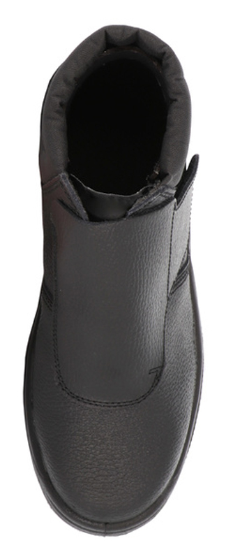 Chaussure de sécurité haute S1P SRC cuir grainé noir T44 - SINGER - ST280.44
