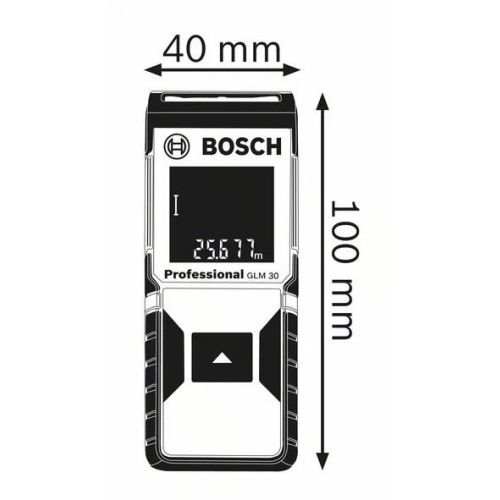 Télémètre GLM 30 Professional en boite carton - BOSCH - 0601072500