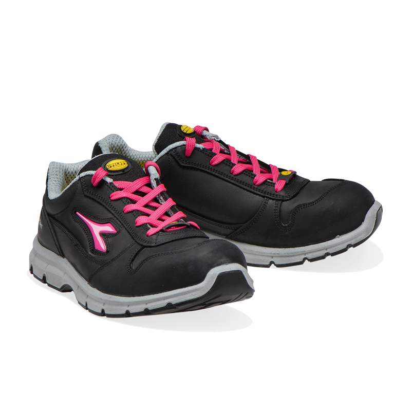 Baskets de sécurité femmes RUN LOW ESD S3 SRC noir/fuchsia P37 - DIADORA - 701.175303