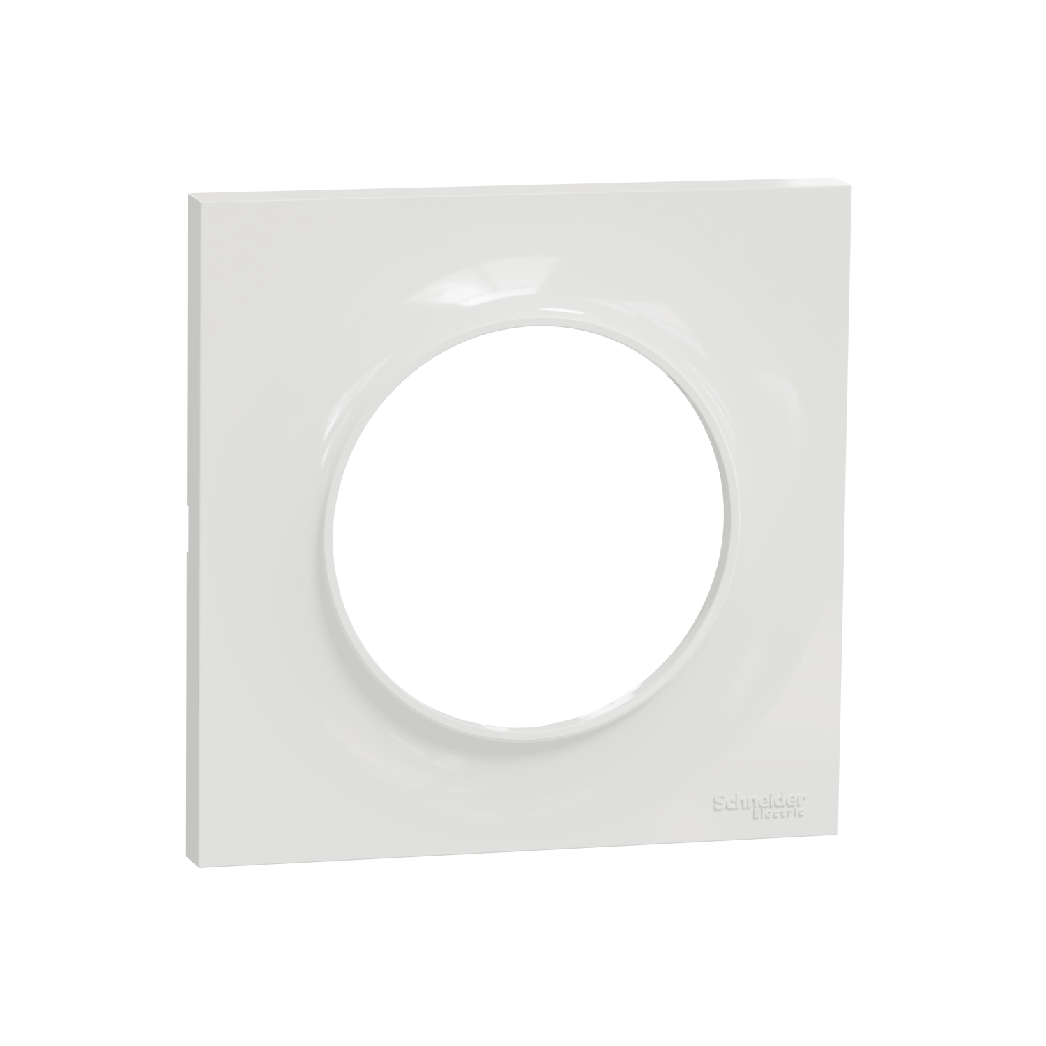 Plaque ODACE Styl blanche  1 poste - SCHNEIDER ELECTRIC - S520702