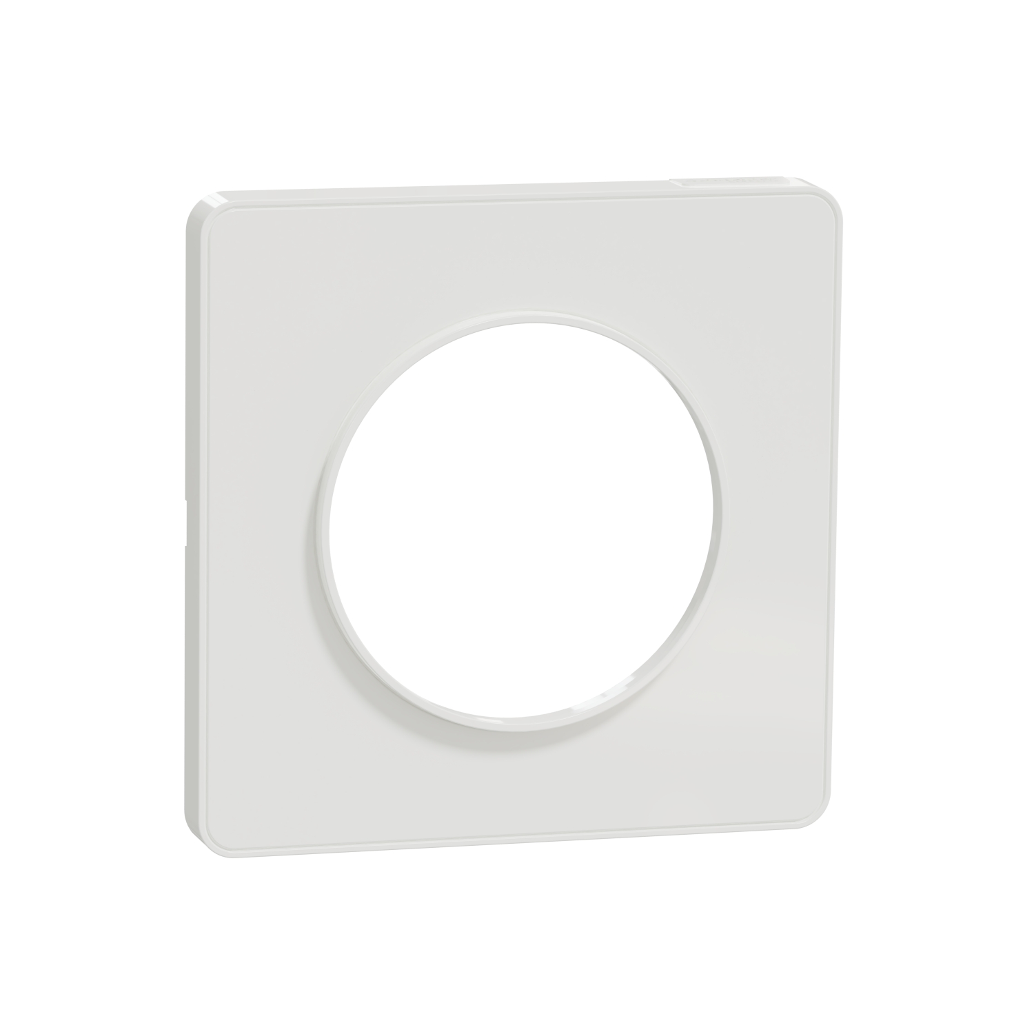 Plaque ODACE TOUCH blanc 1 poste - SCHNEIDER ELECTRIC - S520802