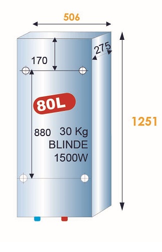 Chauffe-eau électrique blindé VELIS EVO multiposition blanc 80L - ARISTON - 3626155
