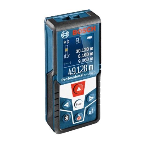 Télémètre laser GLM 50 C connecté Bluetooth en boite carton - BOSCH - 0601072C00