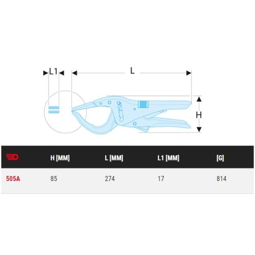 Pince-étau 'grande capacité' - FACOM - 505APB