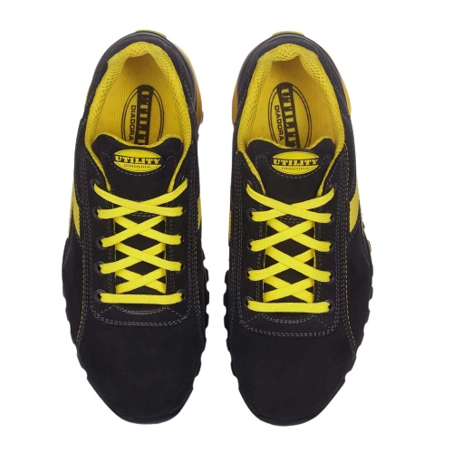 Chaussures de sécurité basses GLOVE II LOW S3 SRA HRO noir/jaune P43 - DIADORA SPA - 701.170235
