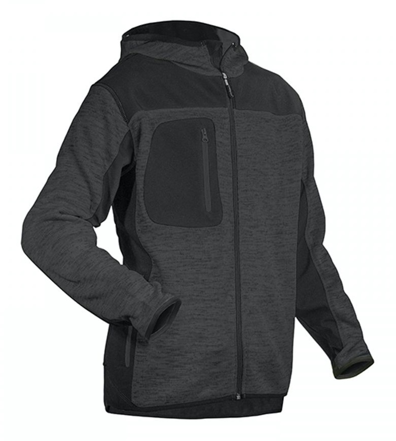 Veste softshell tricot BORA gris foncé/noir TXL - COVERGUARD - 5BORGXL